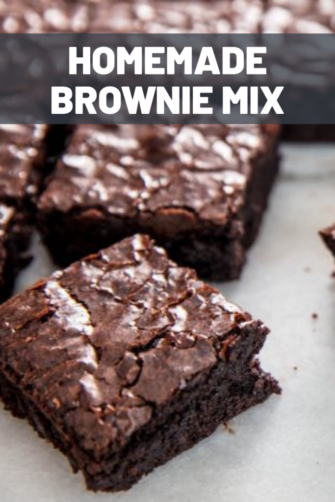 Easy Homemade Brownie Mix - Cowgirls In Style Magazine